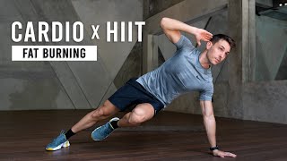 20 Minute Fat Burning Cardio HIIT Workout  Burn 400 Calories  No Equipment No Repeat [upl. by Nnaerb]