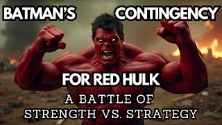 Batmans Contingency Plan for Red Hulk General Ross Agamemnon Contingency [upl. by Bazil716]