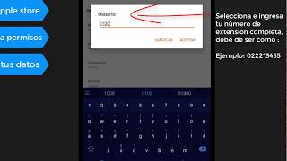 Configura tu extensión de LaNubesotaMX en tu Smartphone Android  IOS con APP BRIA [upl. by Namajneb939]