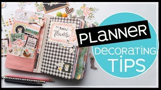 Planner Decoration Tips  Decorating Made Easy [upl. by Sonnie]