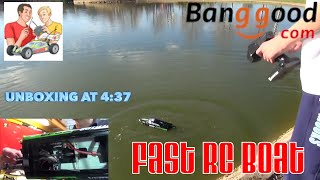 Volantex Brushless boat  V7973 run and review [upl. by Eked]