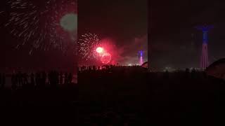 Coney Island Independence Day Firework Show 2024 shorts independenceday fireworks [upl. by Yrrum]