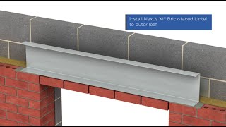 Nexus XI Brick Faced Lintels Installation Video [upl. by Namilus]