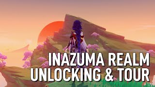 How To Unlock Inazuma Realm  Teapot Tour Genshin Impact 22 [upl. by Kubis]