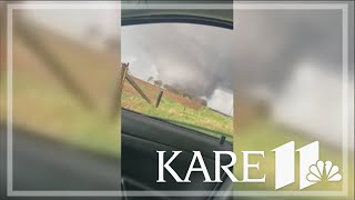 Powerful tornadoes hit Nebraska [upl. by Rihaz872]