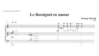 Murail Tristan 2019 Le rossignol en amour pour piano — FrançoisFrédéric Guy [upl. by Ayahc567]