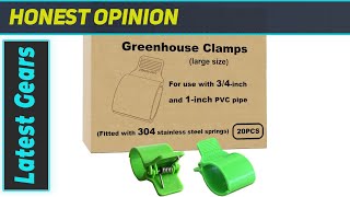 PirateAnt Greenhouse Clamps for 341 Inch PVC Pipe Ultimate Garden Support Solution [upl. by Cosmo]