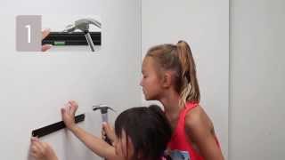 Kids Show You How to Hang a TV UPDATED Fits 26quot  55quot TVs [upl. by Iduj]