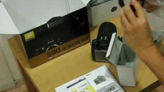 Nikon D90 unboxing [upl. by Esteban649]