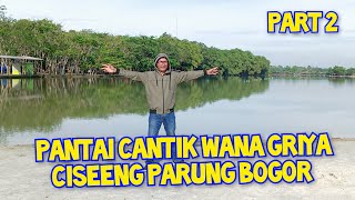 Obyek wisata Pantai Buatan Wana Griya Ciseeng Parung Bogor Jawa Barat Wanagriya [upl. by Curson]