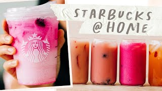 4 PINK DRINKS That are Better than Starbucks [upl. by Septima905]