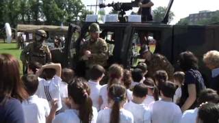 Adunata Alpini Piacenza 2013  Cittadella Militare  Visita delle Scolaresche [upl. by Michey]