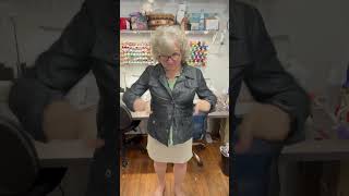 How to Upsize a Fitted Jacket upcyclingfashion sewing womensclothing [upl. by Wachtel57]