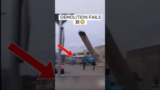 TOWER DEMOLITION FAILS demolition explosion oddlysatisfying [upl. by Naujyt]