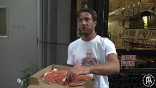 Barstool Pizza Review  Rizzos Fine Pizza with Surpise Canoli Review [upl. by Enylrac]