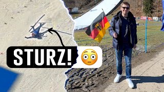 SchockMoment Sturz beim Skispringen😱  Memphiz [upl. by Juni]