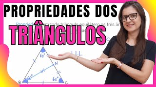 PROPRIEDADES DOS TRIÂNGULOS ISÓSCELES E EQUILÁTERO  8º ANO 👩‍🏫 PROF GISELE RAMOS [upl. by Ajit]