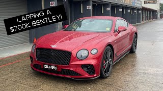 Bentley Continental GT V8 POV onboard Sandown Raceway [upl. by Fagan217]