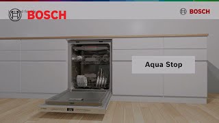 Bosch Dishwasher Features  Aqua Stop [upl. by Culhert545]