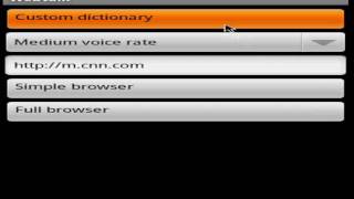 Webtalk  Android voiceenabled Internet Browser [upl. by Dlorrej]