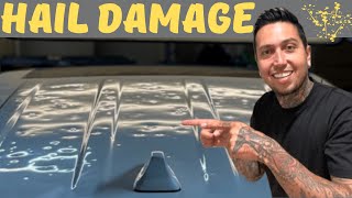 How to remove hail damage  Dent lifter Glue pull Dent tools [upl. by Cutty]