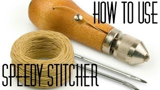 How To Sew using a Speedy Stitcher [upl. by Ahsikat]