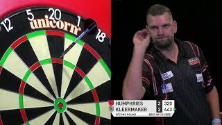 INCREDIBLE FINISHING Humphries v Kleermaker  PDC Summer Series Day Four  Second Round [upl. by Pasadis]