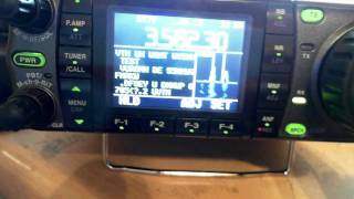 ICOM IC 7000  RTTY Test 358515 Mhz  20110305 [upl. by Sesmar]