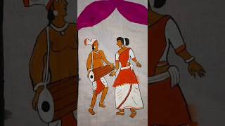 Hand painting on saree shorts debaratimaitracreation youtubeshorts handpainting saree artist [upl. by Chiang]