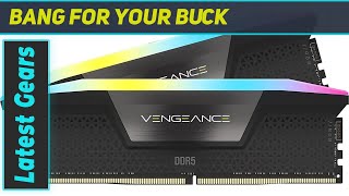 CORSAIR VENGEANCE RGB DDR5 RAM 64GB 2x32GB 6400MHz CL32 Intel XMP iCUE Compatible Memory [upl. by Gladys]