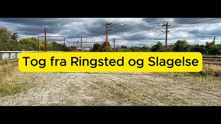 Tog fra Ringsted og Slagelse i 4K [upl. by Abehsat]