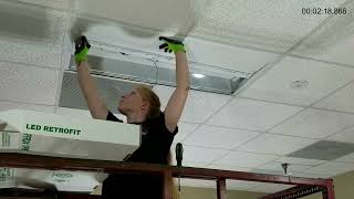 How To Install FFR 2x4 LED Troffer Luminaire In 35 minutes [upl. by Ennairrac]