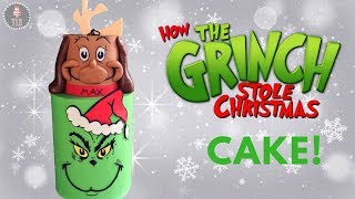 The Grinch Cake Tutorial  Christmas Cakes [upl. by Ahseila972]