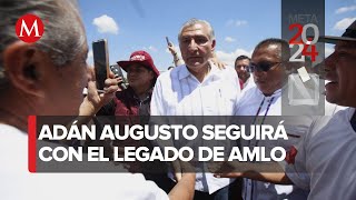 Adán Augusto López visita Tamaulipas como parte de sus recorridos por el país [upl. by Ybanrab]