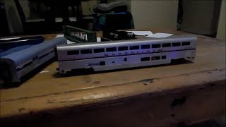 NEW Walthers Amtrak Bombardier Superliner ho scale sleeping car [upl. by Oretna]