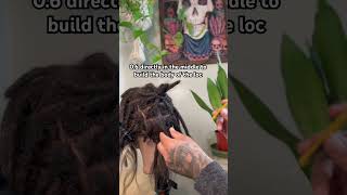 Dreadlock Tips with crochet hook locs dreadlocks dreads crochetdreadlocks shorts fyp [upl. by Dow]