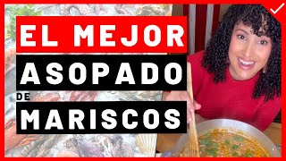 🦐🐟 LEARN how to make THE BEST Puerto Ricanstyle ASOPADO de MARISCOS [upl. by Sidnala]