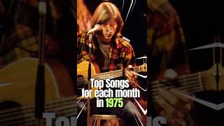 Top Songs each Month in 1975 top10 top10hits 70smusic [upl. by Nehepts]