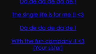 Single life By Sarina Paris Lyrics [upl. by Eran]