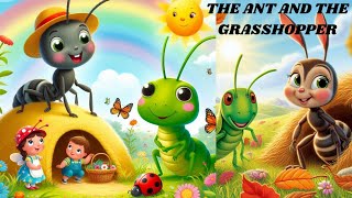 THE ANT AND THE GRASSHOPPERBEDTIME STORIESENGLISH STORIESbedtimestories englishstories MORALS [upl. by Schacker]