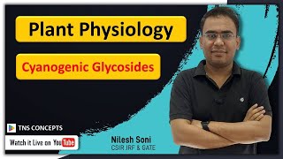 Cyanogenic Glycosides  Secondary Metabolites  CSIR NET  Nilesh Soni [upl. by Felice]