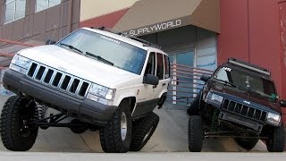 Jeep Grand Cherokee 4x4 Project ZJ Part 23 Testing New Long Arm Suspension Setups Before Rubicon [upl. by Terb]