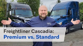 2024 Freightliner Cascadia Premium vs Standard [upl. by Rostand]