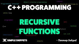 Recursive Functions in C with Example Program amp Explanation [upl. by Gilberta]