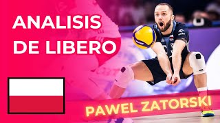 🏐¿COMO DEFENDER MEJOR en VOLEIBOL  💻 ANALISIS de JUGADOR LIBERO  Pawel Zatorski 🇵🇱 [upl. by Lizned729]