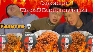 BEHOS😭JOLO CHIPS WITH 2X SPICY RAMEN😭ETIKO PIRO JINDAGI MA KHAYENA ALMOST DEADsushmatamang5687 [upl. by Honebein636]