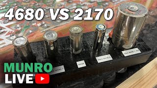 Teslas Battery Evolution 4680 vs 2170 Cell Comparison [upl. by Orvah]