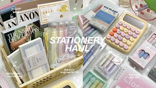 a huge aesthetic stationery haul🧷📚 ft journalsay [upl. by Vlad]