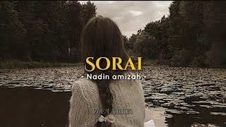 Sorai  nadin amizah lirik lagu [upl. by Siron218]