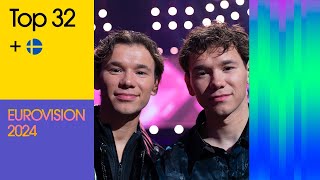 Top 32 🇸🇪  Eurovision 2024  imEurovisionFan [upl. by Marcile]